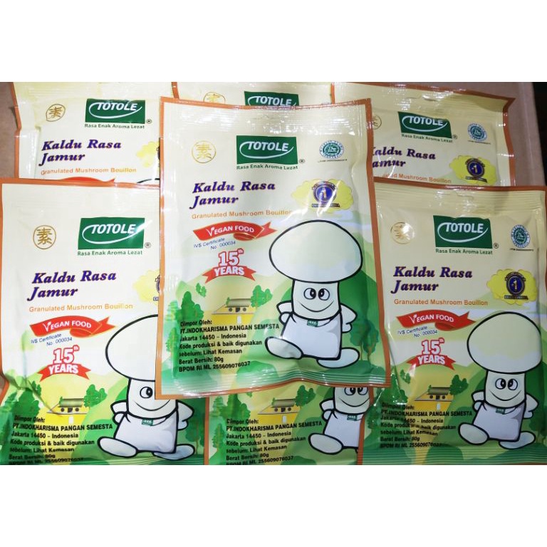 

55 STOK READY Totole Kaldu Jamur 8gram 8gr Exp 225