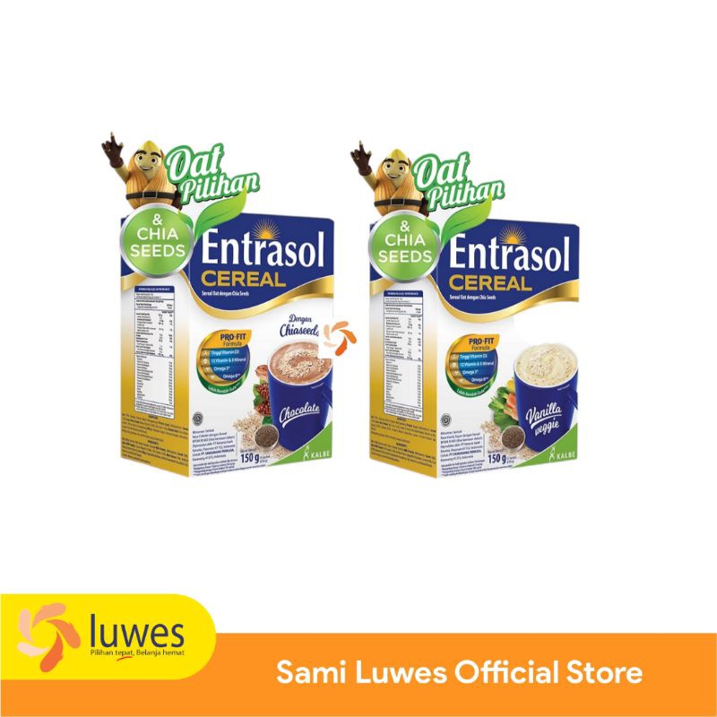 

Entrasol Cereal 150 gr isi 5 sachet@30 gram