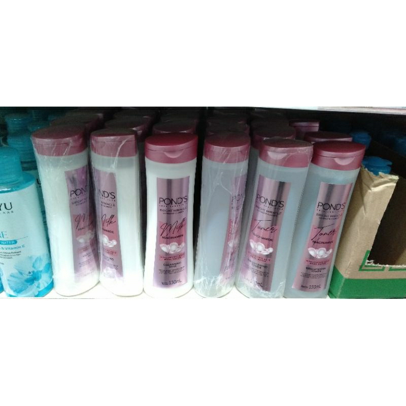 Ponds white beauty paket milk + toner