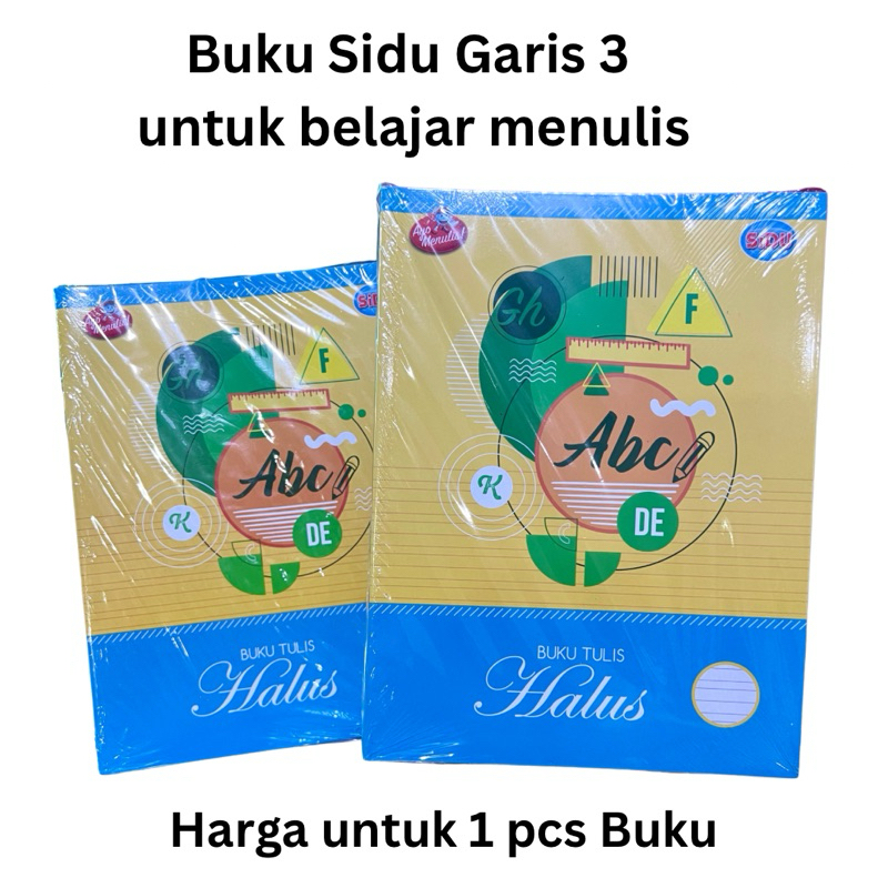 

CTSHOPID BUKU SIDU GARIS HALUS GARIS 3 UNTUK BELAJAR MENULIS PER 1 PCS BUKU