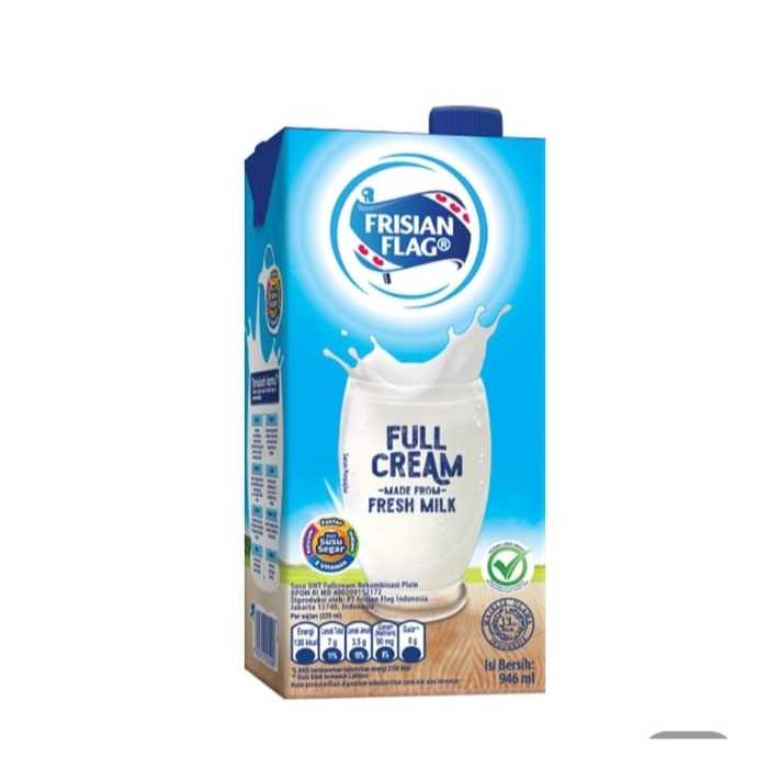 

Expire Date 31 September 2025 Frisian Flag Susu UHT Full Cream 946ml