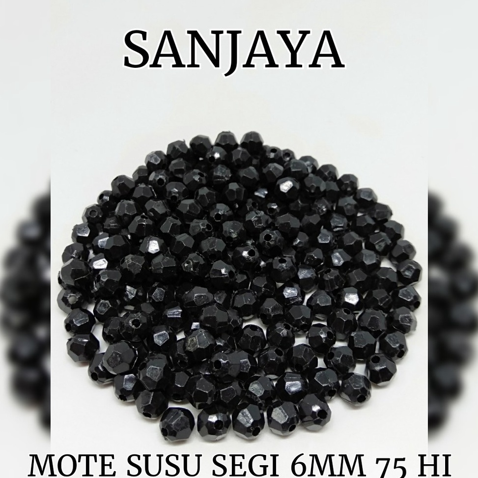 BEST SELLER Manik  Mote  Manik Segi  Mote Segi  Manik Segi 6mm  Manik Segi 8mm  Mote Segi Hitam