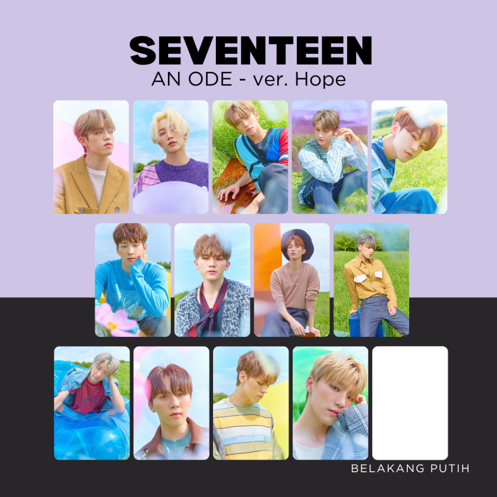 SEVENTEEN [AN ODE] Hope The Poet Real Truth - pc kpop unoff photocard 1 sisi svt SCOUPS JEONGHAN JOS
