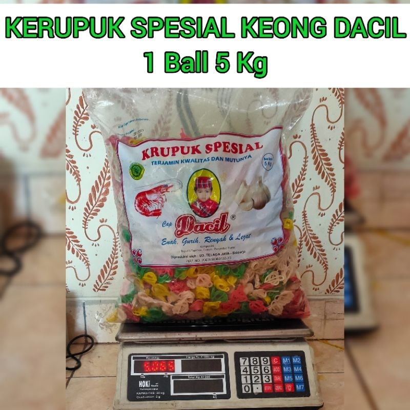 

Kerupuk Spesial Keong Dacil 1 Ball 5 Kg