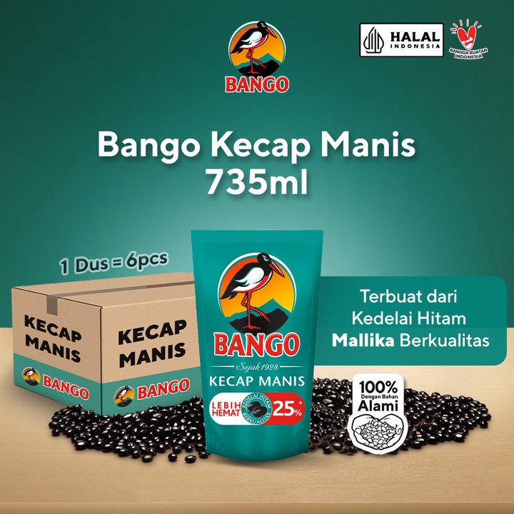 

66 sale BANGO KECAP MANIS 735ML Isi 6