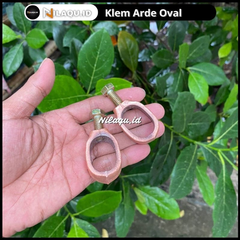 Klem besi arde grounding anti petir listrik penangkal petir 5/8 inch clamp klem kabel listrik arde