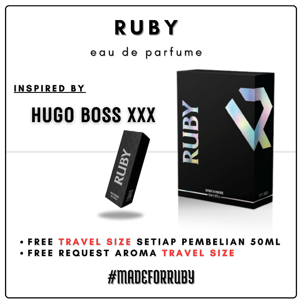 Ruby Parfum Hugo Boss XXX 50ml Eau De Perfume