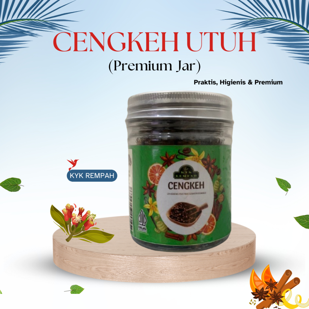 

Cengkeh Utuh Premium JAR | Cloves | Bumbu Dapur Praktis | KYK Rempah