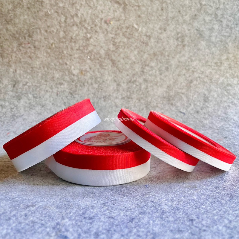 

PITA KAIN MERAH PUTIH (1 INCH, 1/2 INCH)