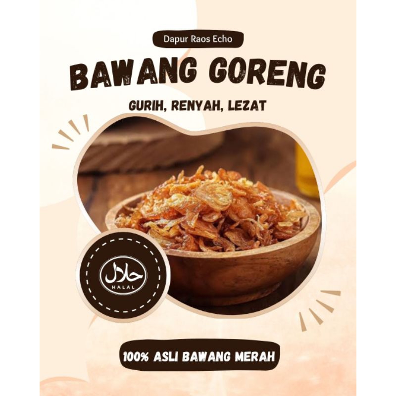 

BAWANG GORENG ASLI | BRAMBANG GORENG 100GR