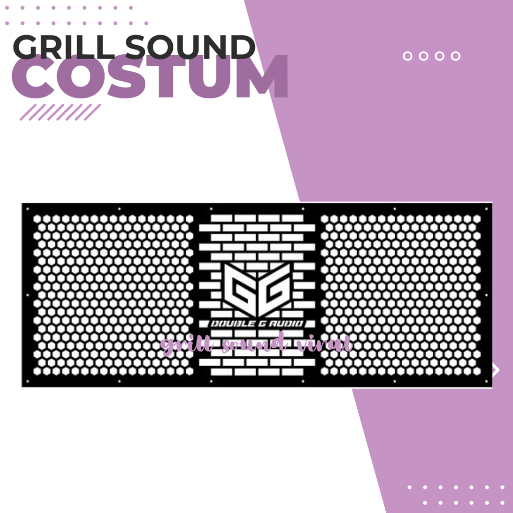 PUSAT GRILL VIRAL Grill Sound Midle Box Lubang Bahan Plat Besi Model T24N (MODEL CUSTOM BISA CHAT)