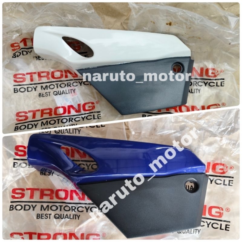 TUTUP BOK BOX AKI ACCU KANAN BODI BODY  FIZR F1ZR FIZ-R PUTIH BIRU  ORIGINAL STRONG ASLI