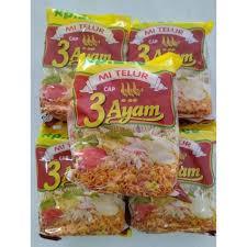 

PAKET HEMAT 4PCS MIE TELUR CAP 3 AYAM