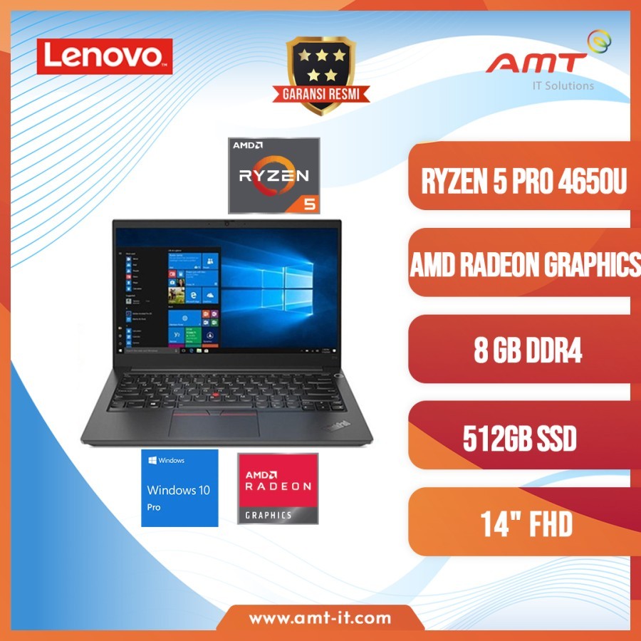 Laptop Lenovo ThinkPad E14 G2 - AMD Ryzen 5 Pro 4650U 8GB 512GB SSD