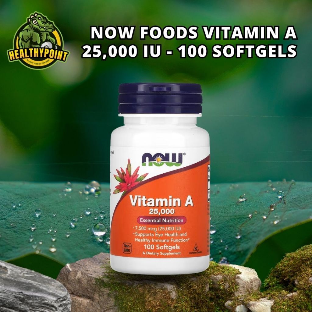 NOW Foods Vitamin A 25,000 IU - 100 Softgels