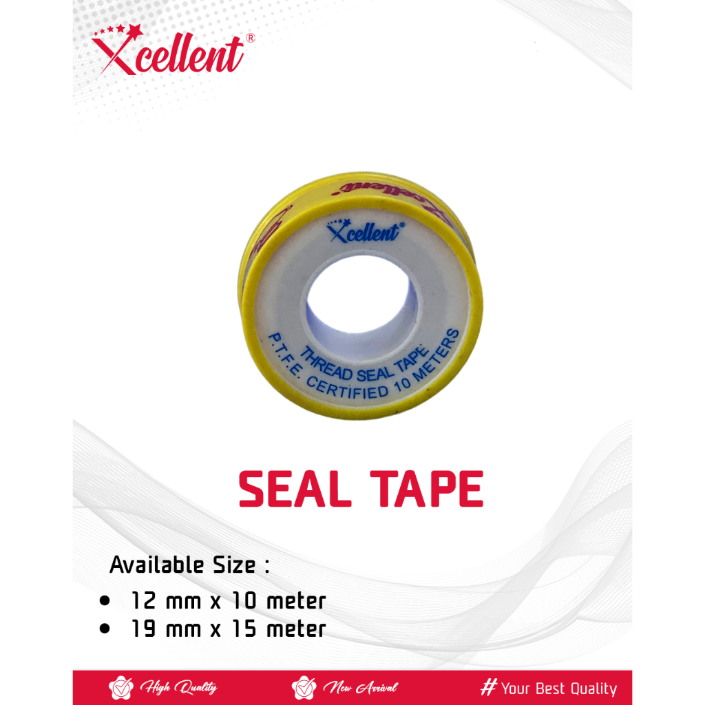 XCELLENT - Seal Tape / Isolatip pipa / Isolatip Paralon / Isolatip Air / PTFE