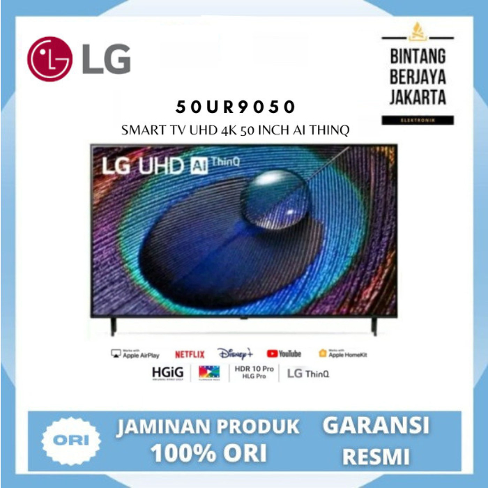 LG Smart TV UHD 4K AI Thinq 50 Inch 50UR9050