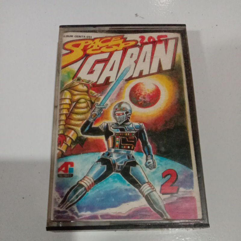 Kaset pita album cerita ,space cop Gaban, sandiwara anak cerita anak jadul era 80an