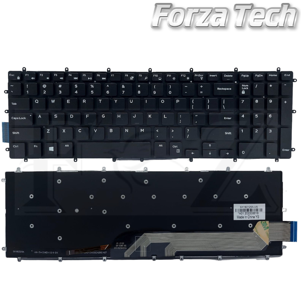 Keyboard Laptop Inspiron 15-7566 5567 7567 5665 5570 7577 P65F G3 G5 G7-7588 3590 3500 3579 3581 550