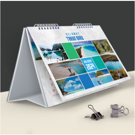 

Kalender Meja Landscape Hard Standing Custom