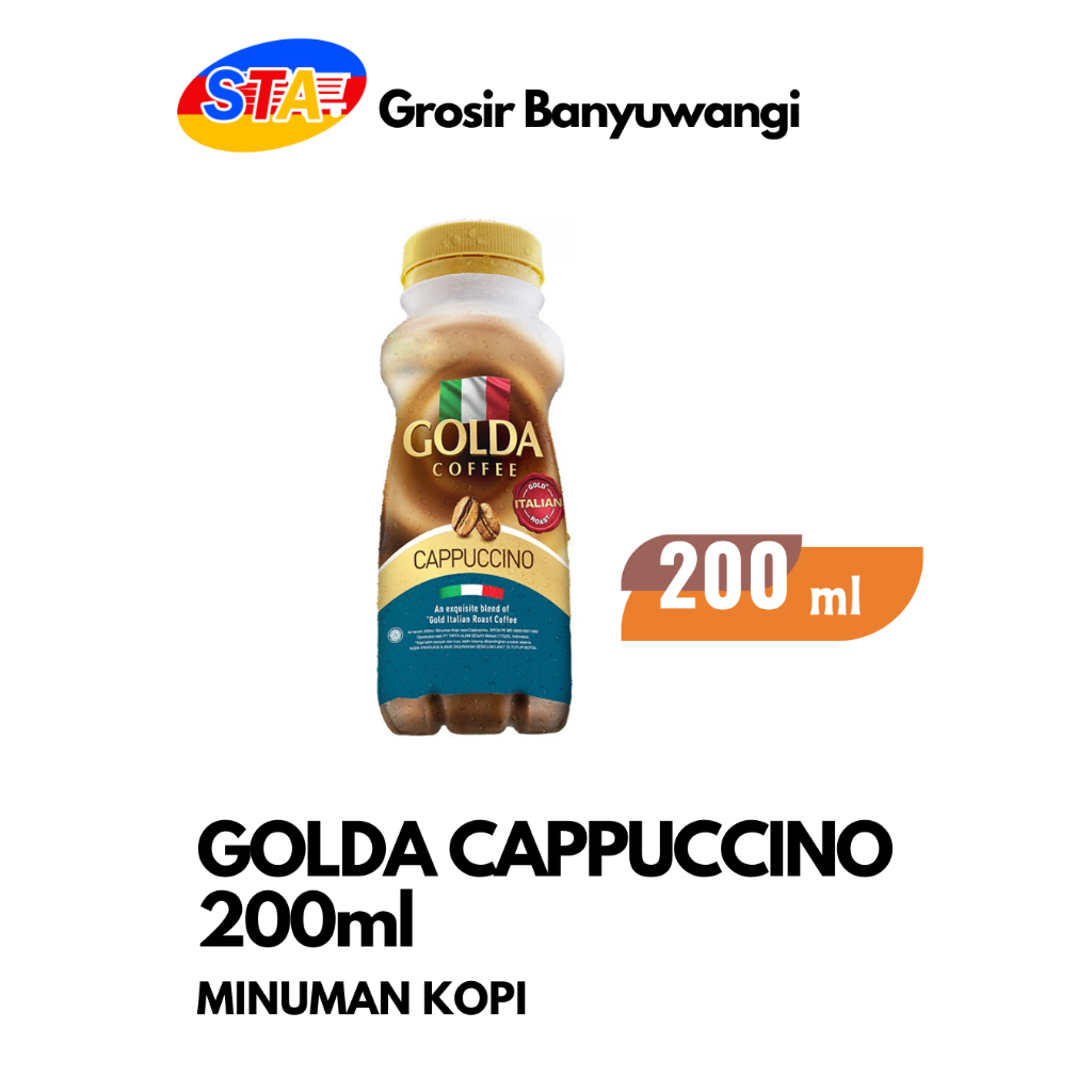 

Golda Coffe Cappucino 200ml | Minuman Kopi Instan