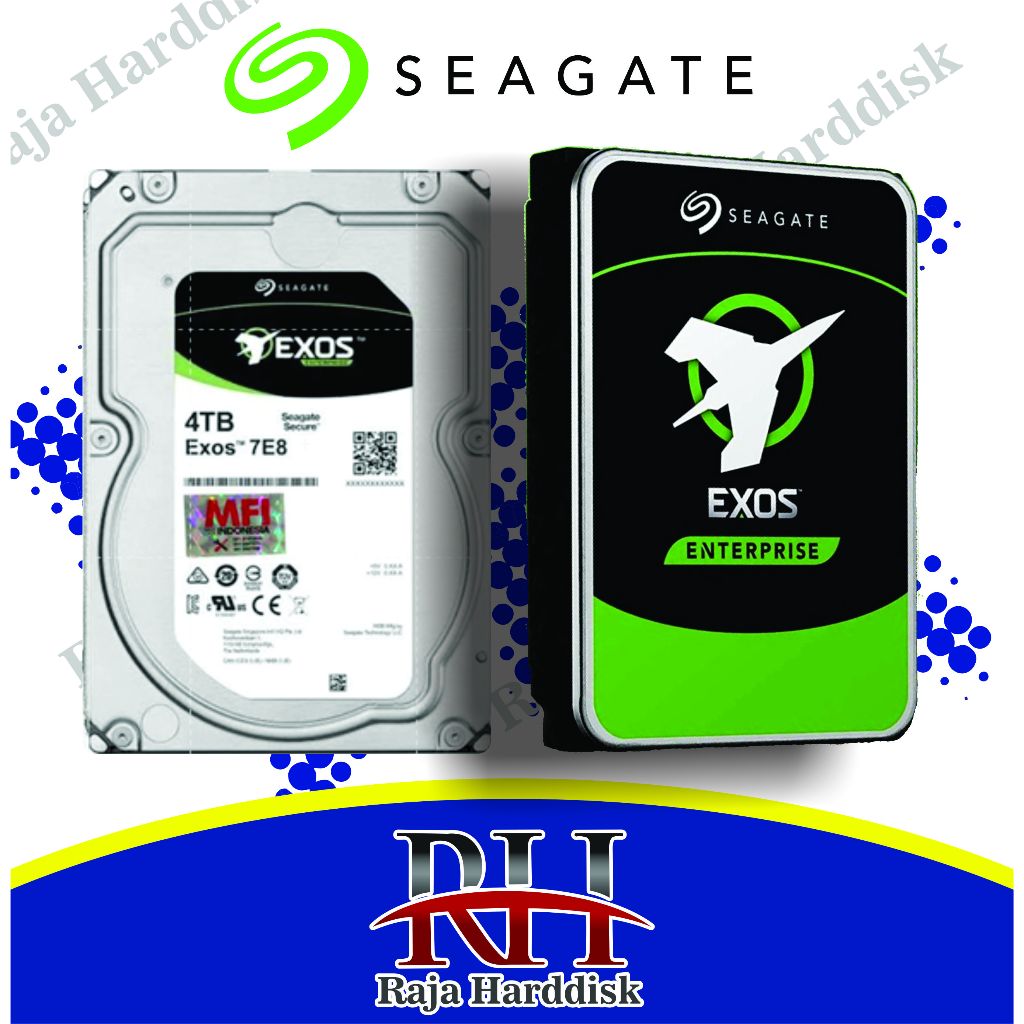 Seagate Exos Enterprise 4TB / HDD / Harddisk Server 4 TB Sata 3