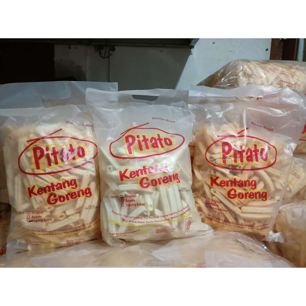 

SNACK PITATO KENTANG 250gr (KIRIM INSTAN MAX 12PCS)