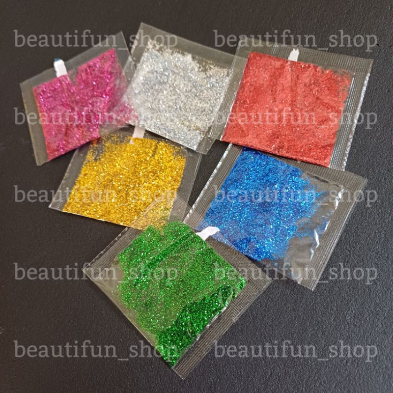 Glitter warna warni sachet mainan glitter anak mainan gliter anam mainan edukasi anak gliter warna w