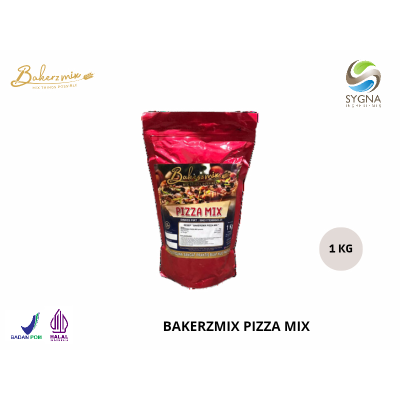 

Tepung Premix - Bakerzmix Pizza Mix 1 Kg