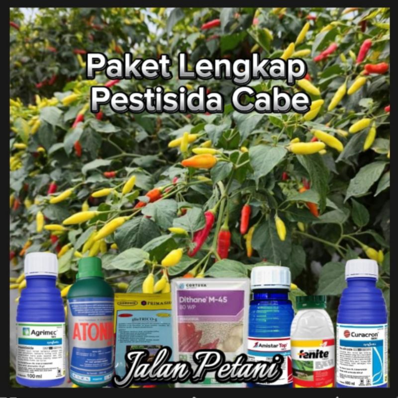 Paket Lengkap Pestisida Repack untuk 100,150 & 250 Tanaman Cabe