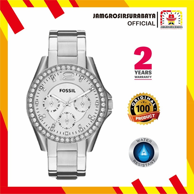 Jam Tangan Fossil Wanita ES3202 / ES 3202 Original Garansi 2 Tahun Include Box Original