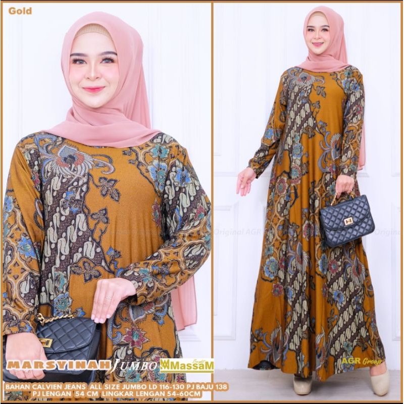 MARSINAH MAXY DRESS JUMBO ETNIK CALVIN JEANS