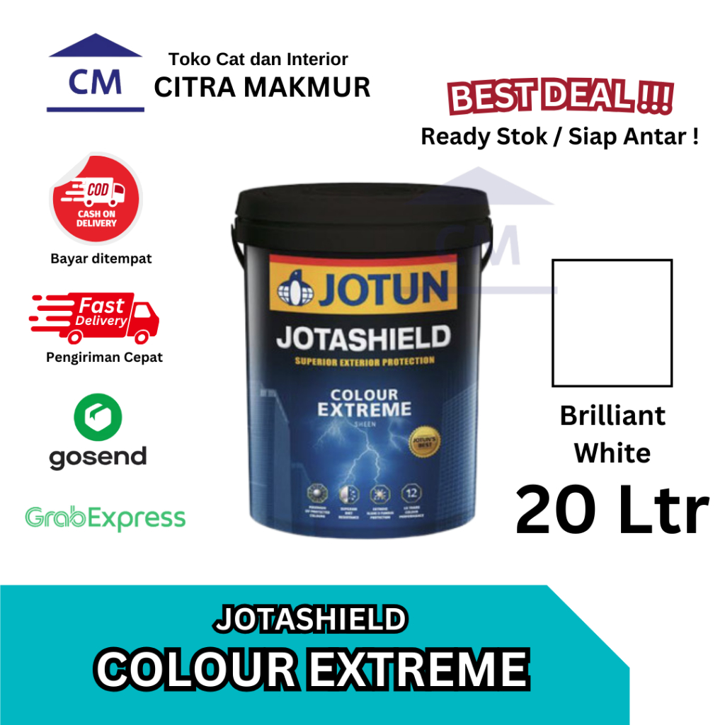 JOTUN Jotashield COLOUR EXTREME | Brilliant White 20 Ltr