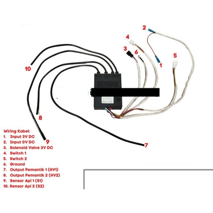 Modul Ignition Igniter Pemantik Blue Gas LPG Kompor 3V