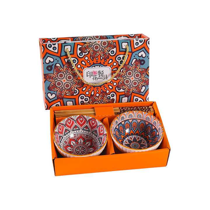 MANGKOK SET KERAMIK PCS | SOUVENIR MANGKOK SET JAPANESSE/BOHEMIAN STYLE/BOWL STYLE