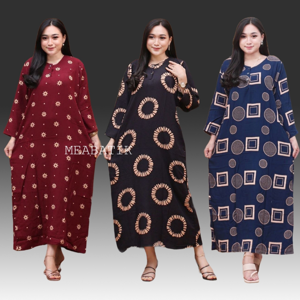 Daster Panjang Lengan Panjang LD110