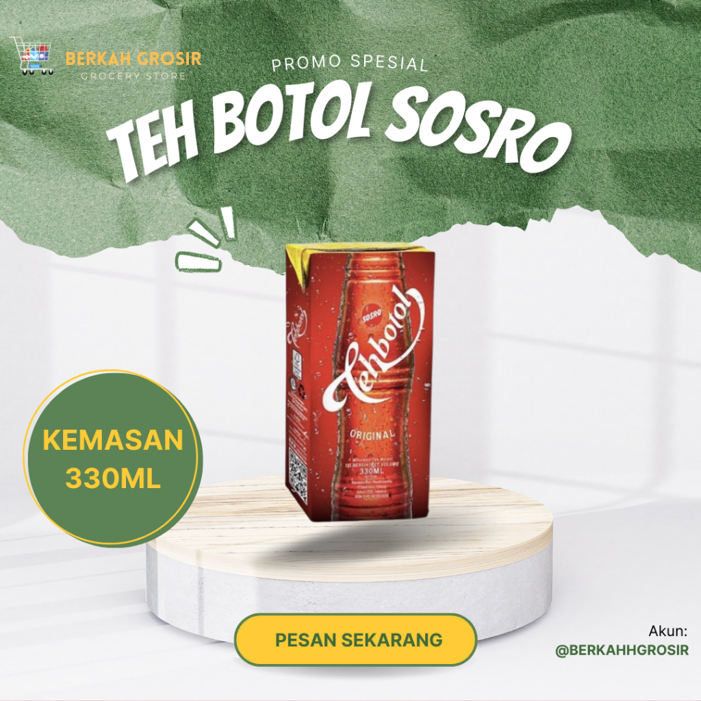 

TEH BOTOL SOSRO 350ML PER 3PCS