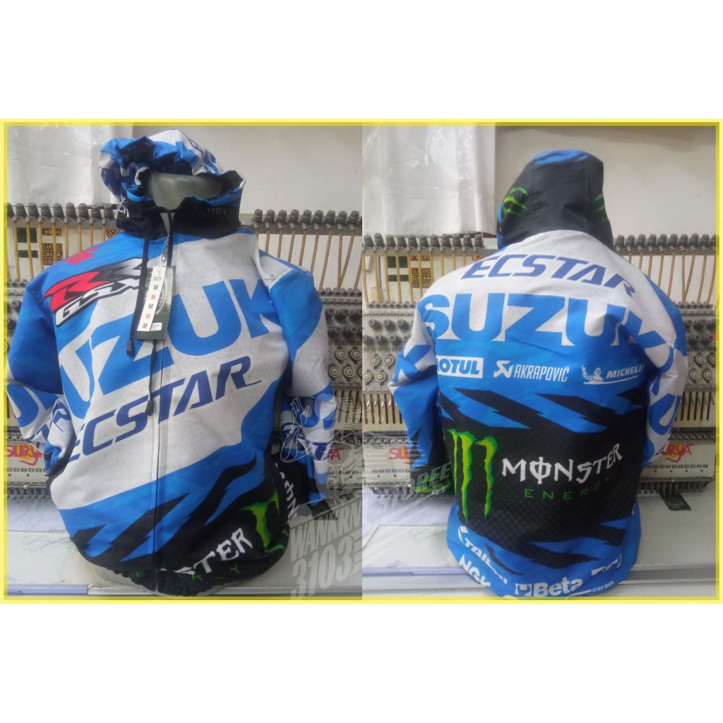 WanKrn1 JAKET RACING MOTO GP Lenovo Petronas KTM Mandalika Yamaha Kawasaki Suzuki
