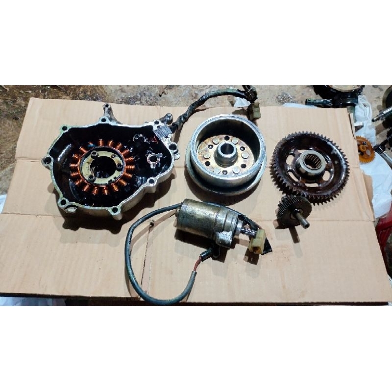 dinamo stater vixion old sak set spul magnet kalter original