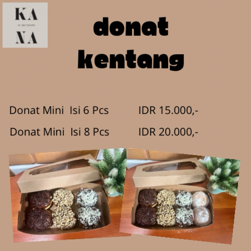 

DONAT KENTANG MINI