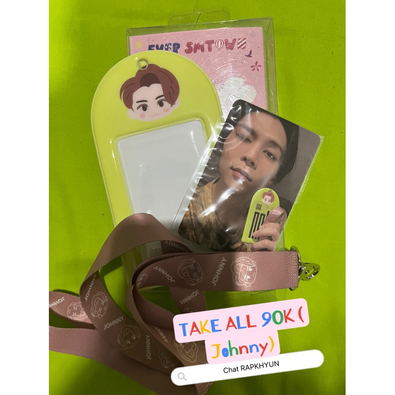 NCT MD everland ID card holder (Johnny / Yangyang)