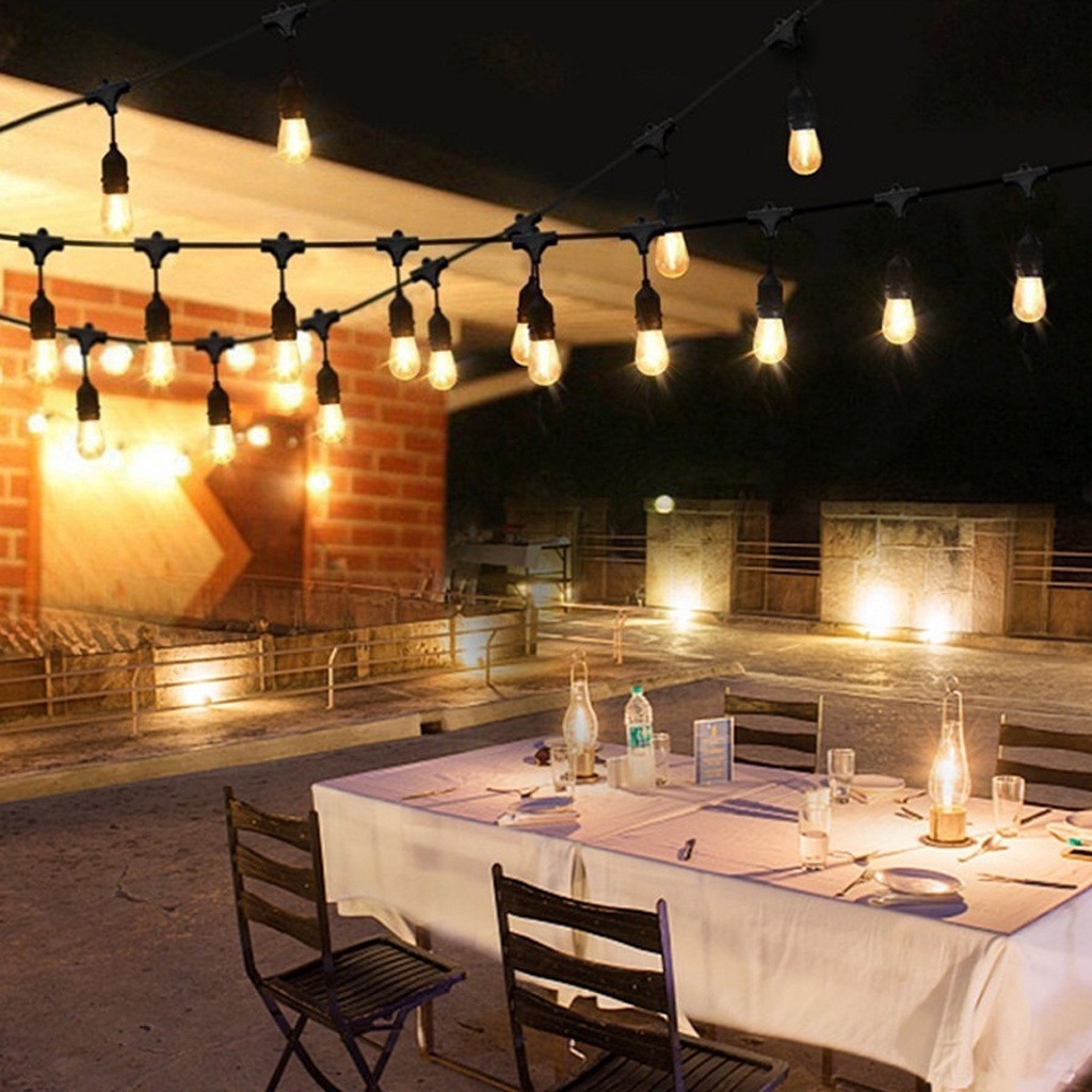 Fitting Lampu Gantung Outdoor / Kabel Lampu Gantung Cafe / 5M / 10M