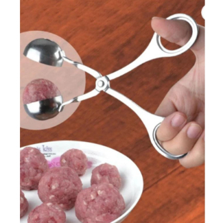 Alat Sendok Cetak Bakso / Meatball Spoon Scoop Gunting Sendok Pembuat Bakso Baso Stainless Steel