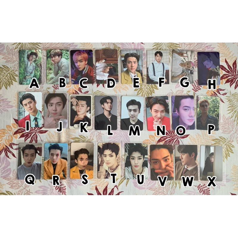 ‼️ READY STOCK ‼️ PHOTOCARD OFFICIAL OH SEHUN EXO JASMER TELER