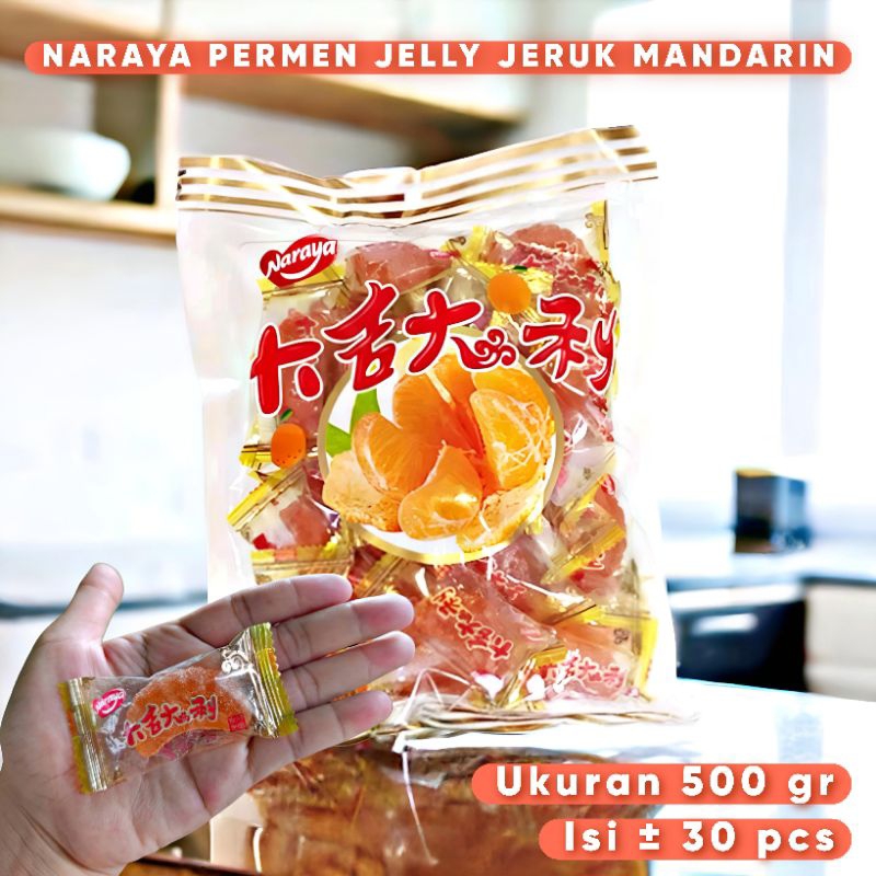 

[HALAL] NARAYA PERMEN JELLY JERUK MANDARIN 500 GR