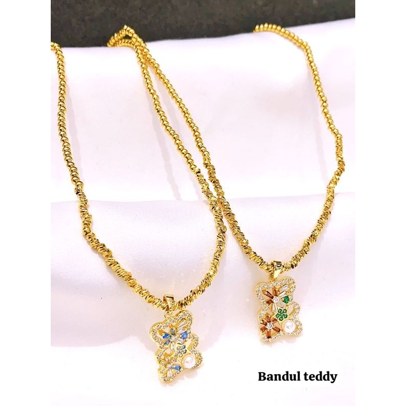 Kalung Titanium Asli bandul Kalung Premium Quality Anti Karat Anti Alergi mirip emas asli Stainless 