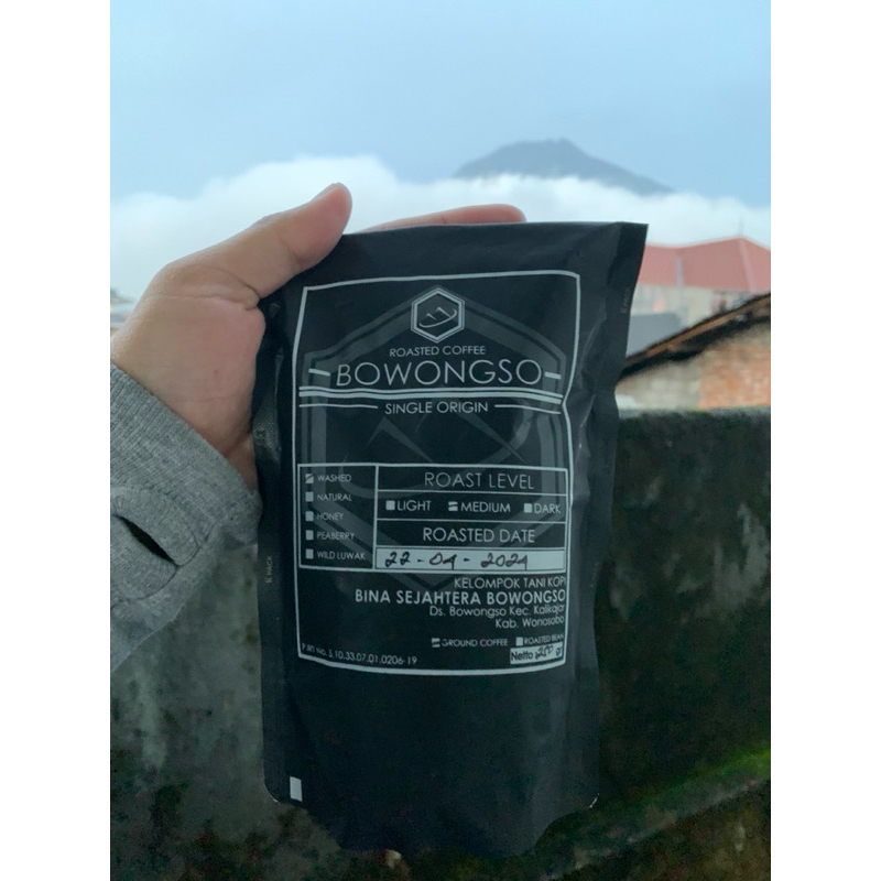 

Kopi Arabika Bowongso Wonosobo Indonesia Jawatengah 250 gram