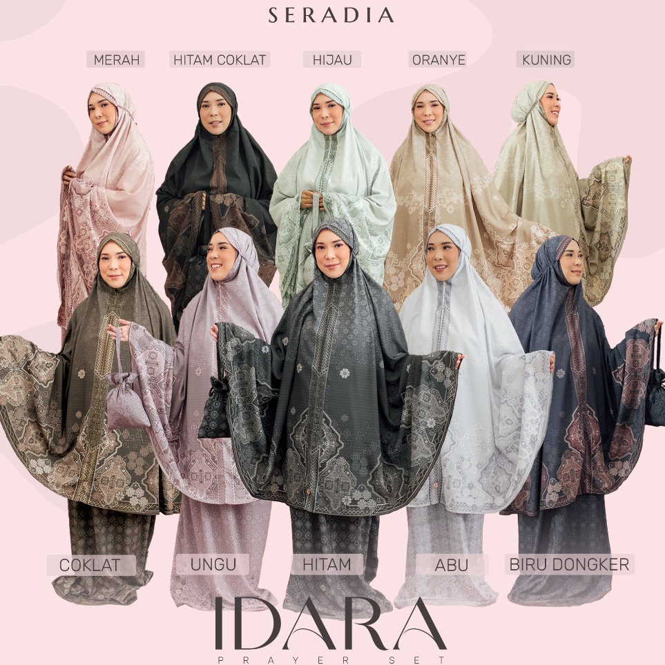 KODE M94P Mukena Dewasa Idara  Seradia x Fitrop