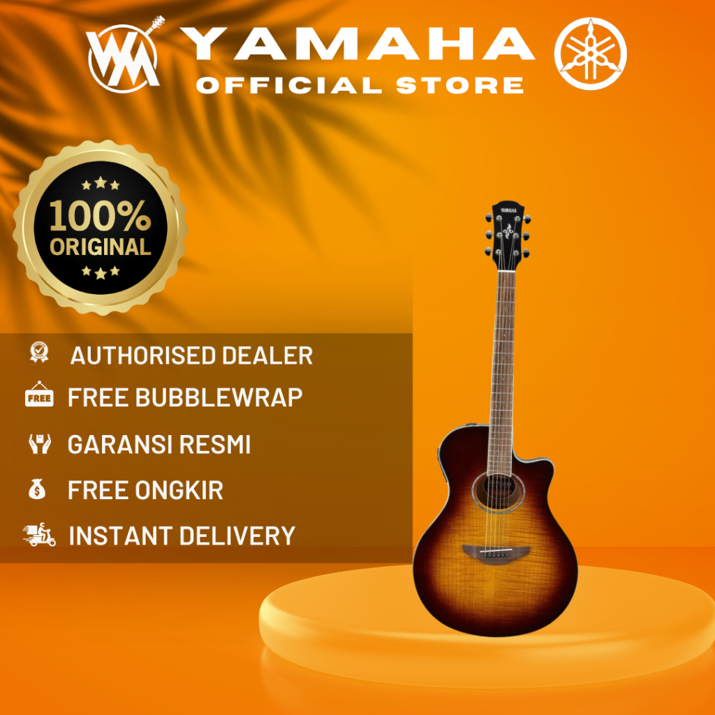 Yamaha APX600FM TBS - APX600 FM TBS - APX 600FM Gitar Akustik Elektrik