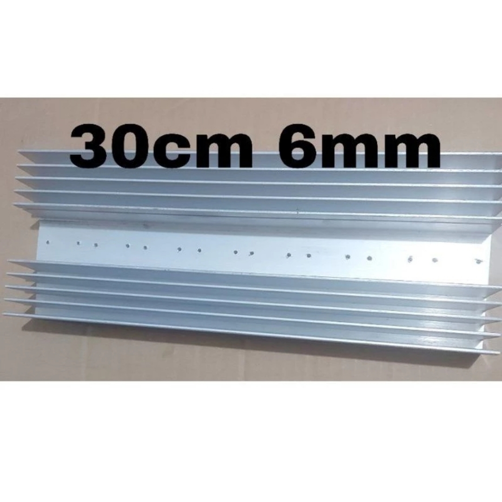 Pendingin Sanken heatsink 30cm 6mm sudah di bor sanken pendingin super tebal